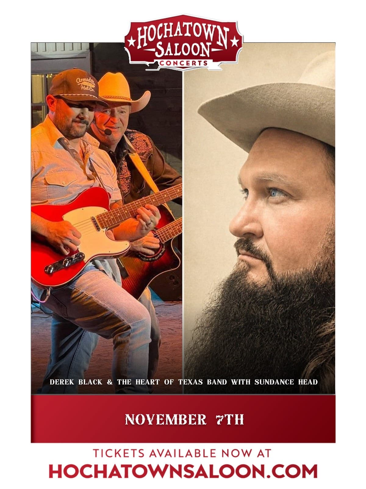 Derek Black & The Heart of Texas Band with Sundance Head