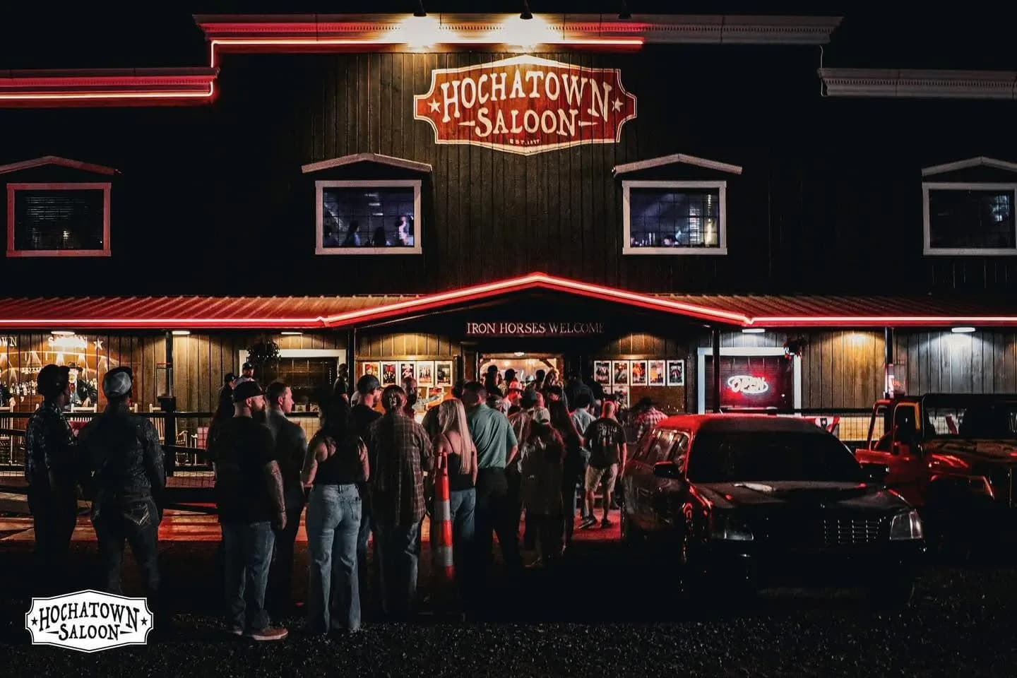 Line out the front door